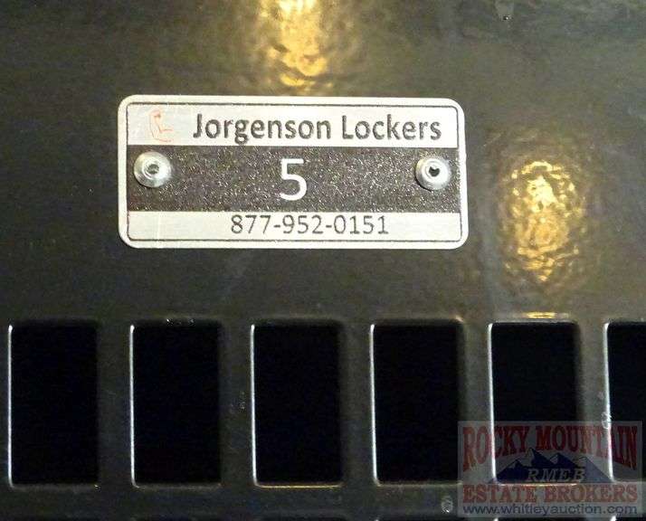 3 5 Locker Locker Sections Bolted Together. 78x45x18. These