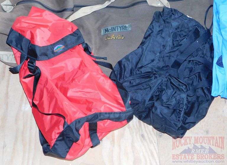 Extra Large Cabela's Duffle Bag, 2 Compression Bags & Trek Pants, Size