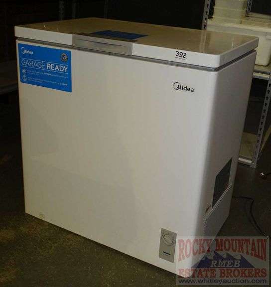 Midea 7 Cu. Ft. Chest Freezer, 33"x22"x31". This is a nice small size
