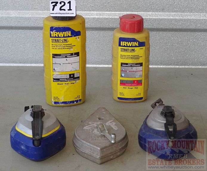 Irwin Chalk & 3 Irwin Chalk Lines. All for one money. Rocky Mountain