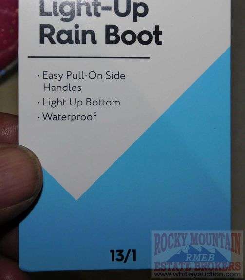 women's light up rain boots