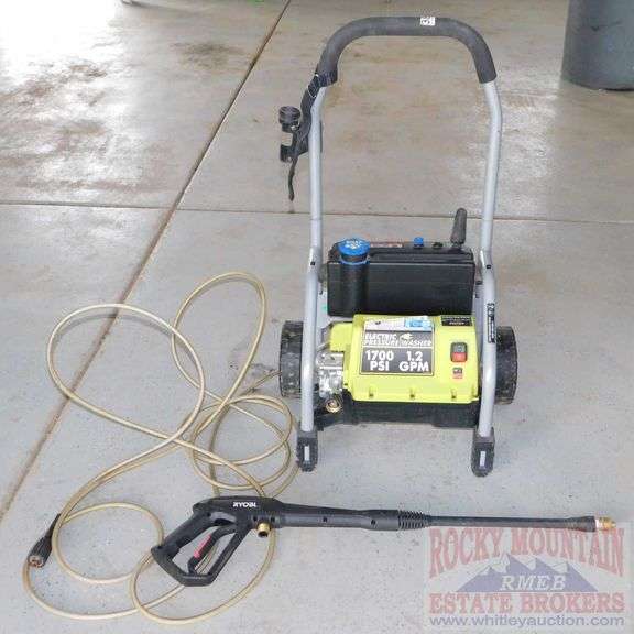 Ryobi 1700 PSI Electric Pressure Washer W/ Hose & Wand. Rocky