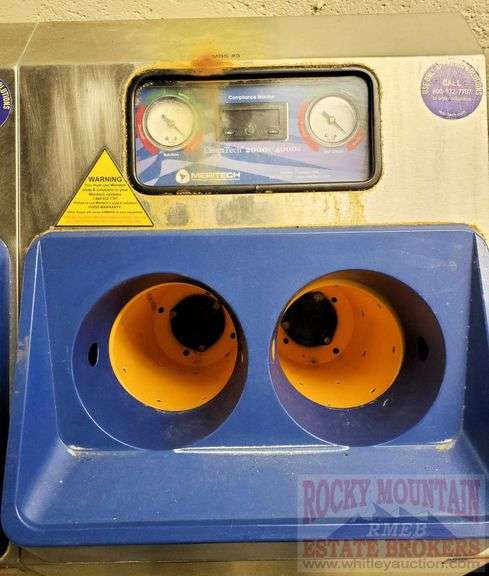 Meritech CleanTech 2000s/4000s 3-Bay, Freestanding Stainless Steel ...