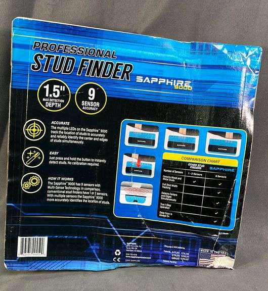 New Sapphire 9000 Professional Stud Finder. Rocky Mountain Estate