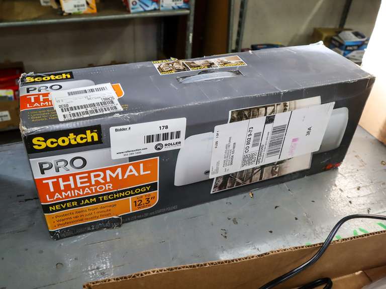 scotch pro thermal laminator 12.3