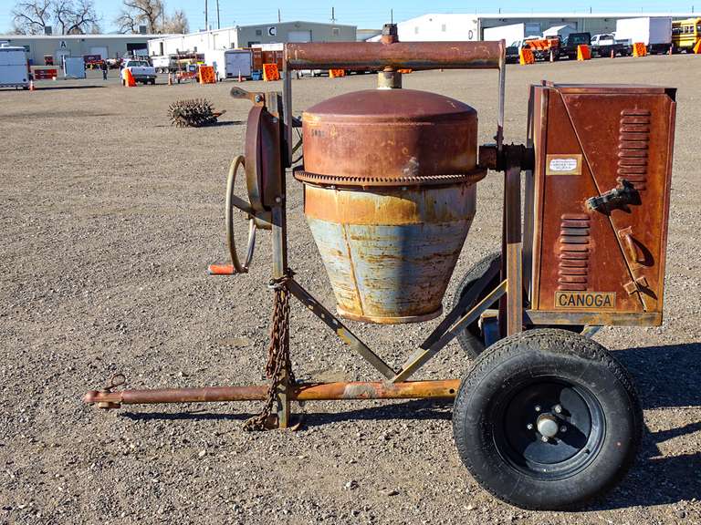 Canoga 193CGH Towable Cement Mixer Roller Auctions