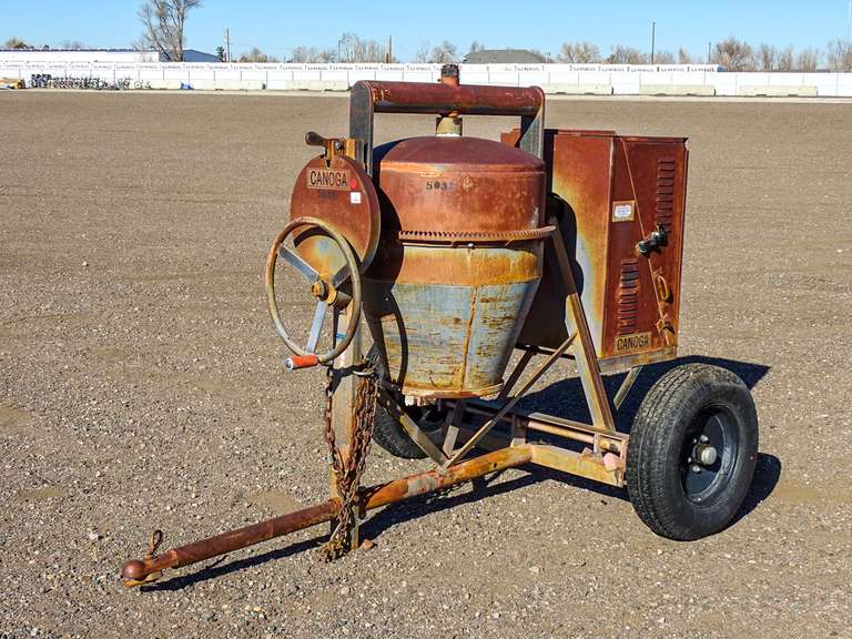 Canoga 193CGH Towable Cement Mixer Roller Auctions