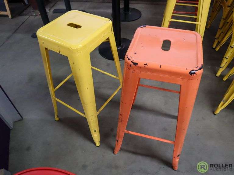 (8) Bar Stools Roller Auctions