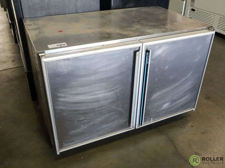 Silver King SKR48 2Door Undercounter Refrigerator, 48" Roller Auctions