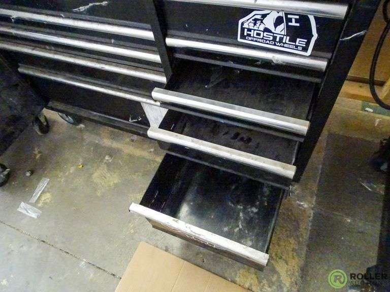 Husky 9Drawer Tool Chest With Work Surface Roller Auctions