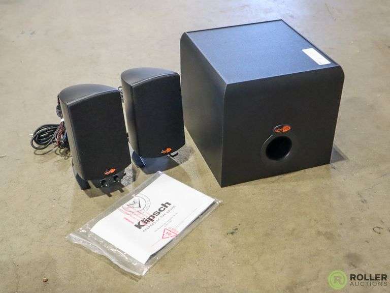 Klipsch Premium Desktop Speaker System Klipsch Promedia 2.1 Thx Premium Desktop Speaker System With Sub