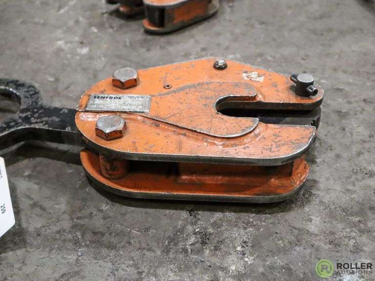 Renfroe FR Vertical Lift Plate Clamp Roller Auctions