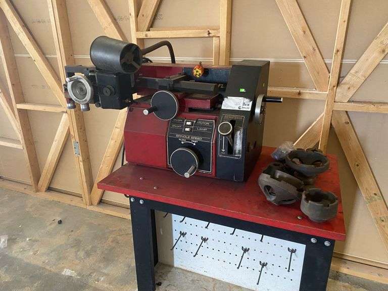 SnapOn NEL Brake Lathe on Cart, 115V, Single Phase Roller Auctions