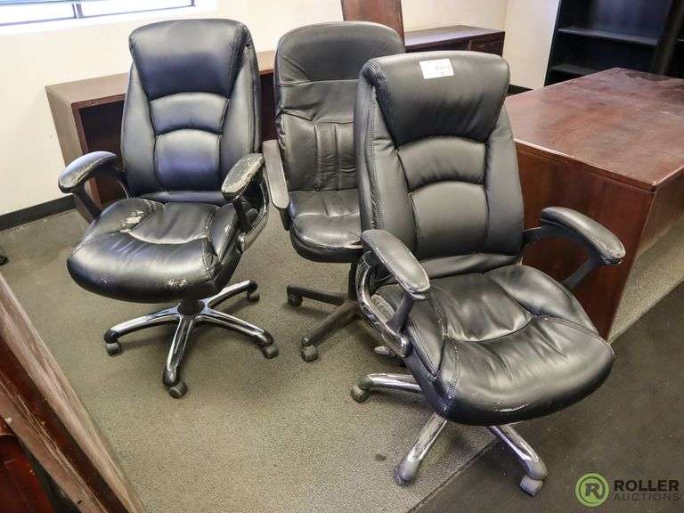 (3) Office Chairs Roller Auctions