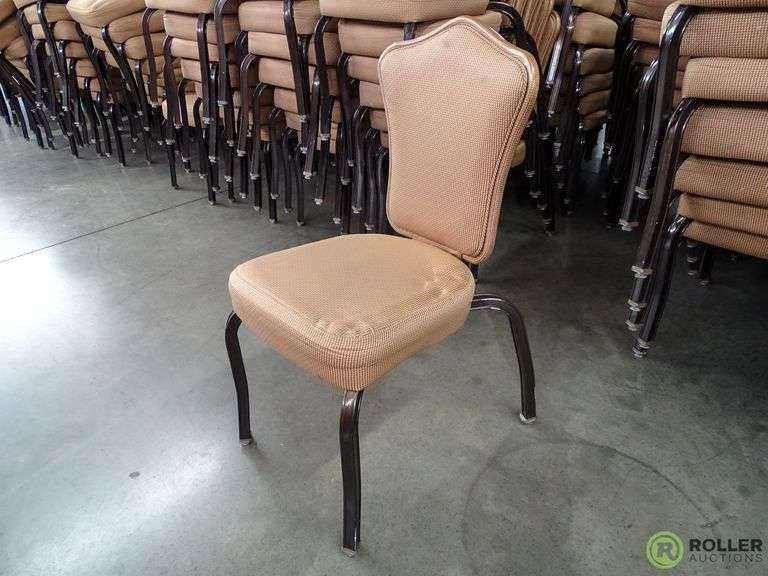 (50) Stacking Banquet Chairs Roller Auctions