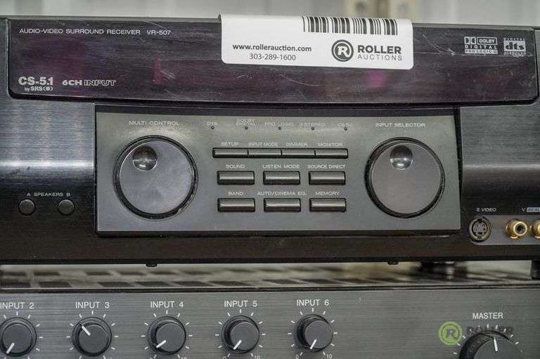 Kenwood VR507 Receiver and TOA A706 Mixer Amplifier Roller Auctions