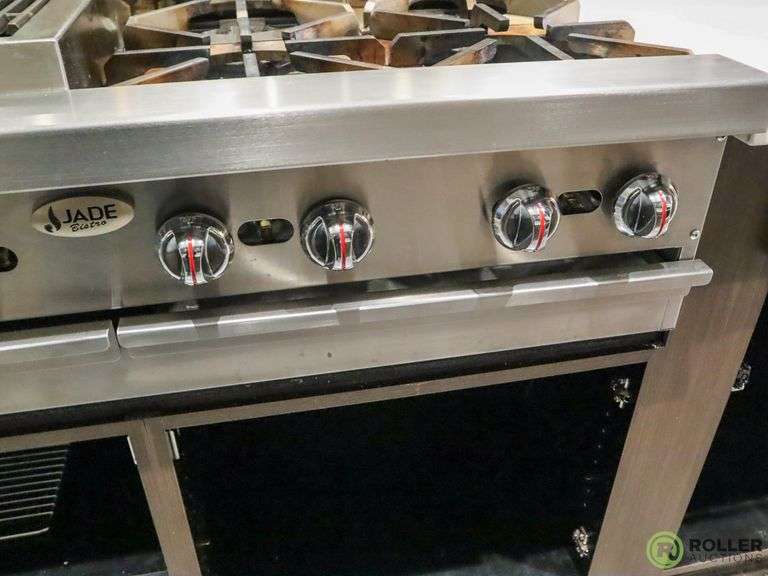 Jade Bistro 6Burner Range With Single CharBroiler Roller Auctions