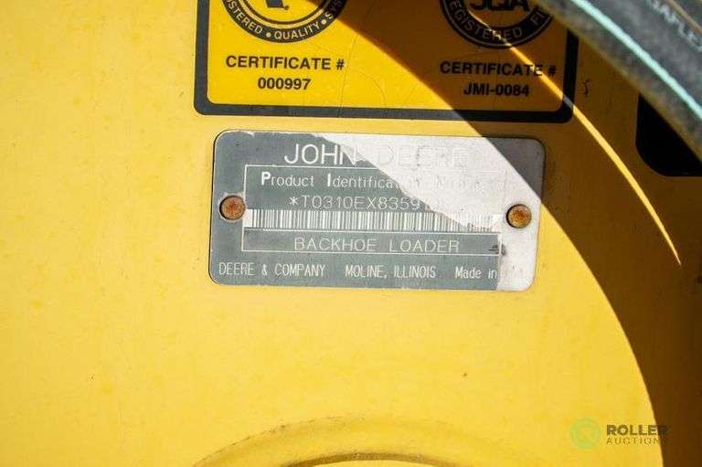 1997 John Deere 310E 4WD Loader/Backhoe, Extendahoe, EROPS, 18in Hoe