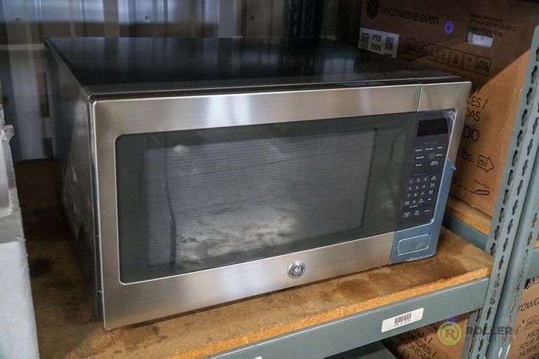 (2) New GE PEB7226SF1SS Stainless Steel Household Microwave Ovens, 2.2n
