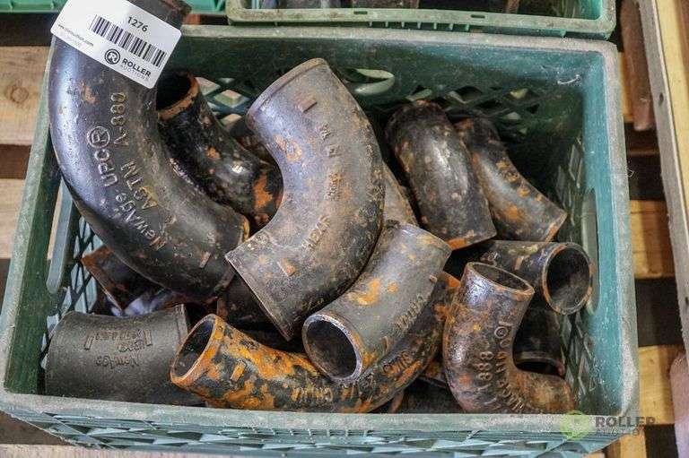 Cast Iron Pipe Fittings Roller Auction
