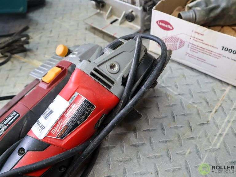 Chicago Electric Belt Sander and Milwaukee 611733D Angle Grinder