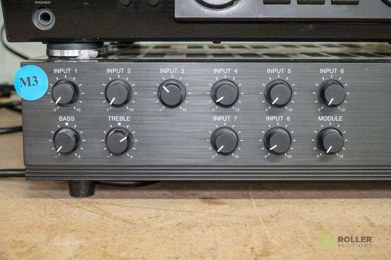 Kenwood VR507 Receiver and TOA A706 Mixer Amplifier Roller Auctions
