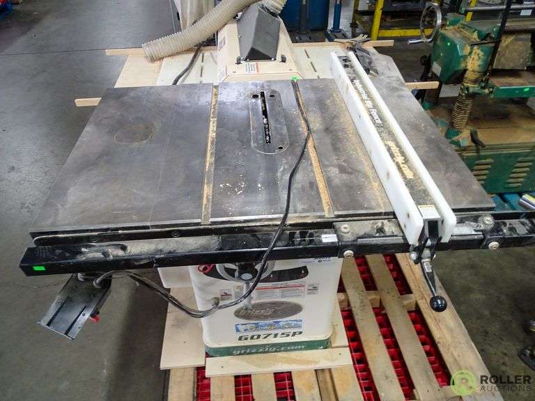 Grizzly G0715P 10" Table Saw Roller Auctions