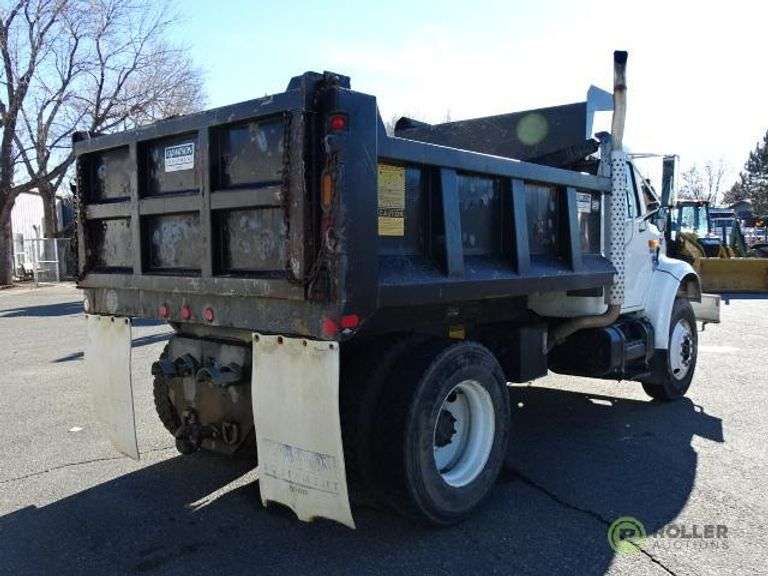 1997 INTERNATIONAL 4900 S/A DUMP TRUCK, DT466E Diesel, Automatic