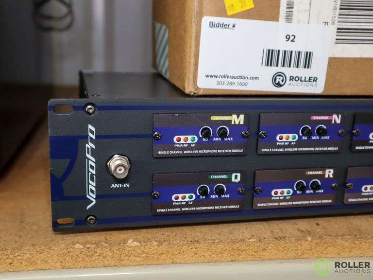 Vocopro UHF8800 8Channel Wireless Mic System with (8) Microphones