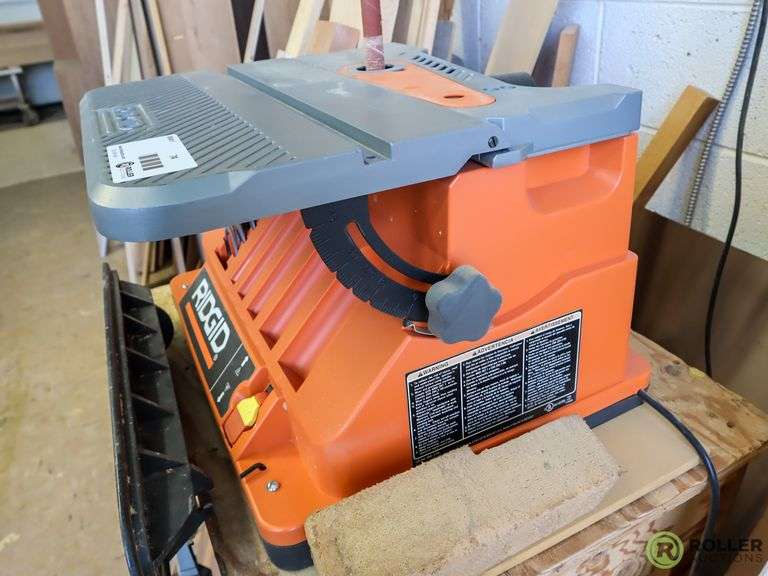 Ridgid EB44242 Oscillating Edge Belt Spindle Sander With Ridgid Stand