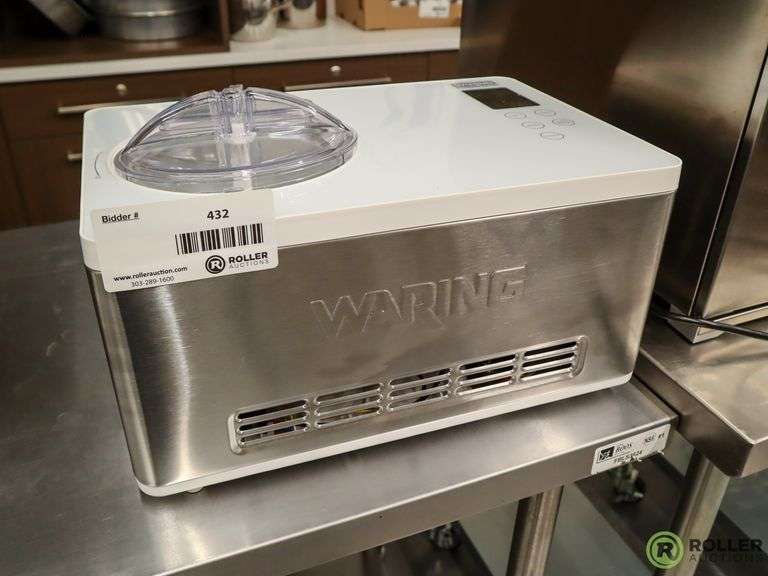 Waring WCiC20 Ice Cream Maker Roller Auctions
