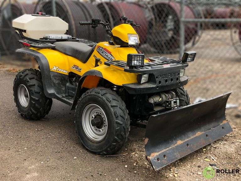 2002 Polaris Sportsman 400 4x4 ATV Roller Auctions