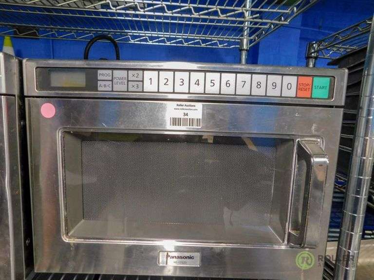 Panasonic Model NE17523 Commerical 1700 Watt Microwave Roller Auctions