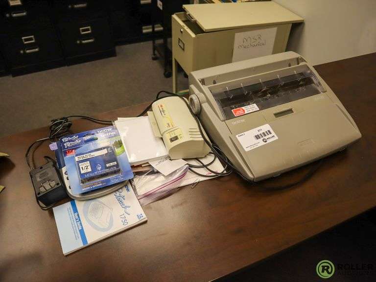Brother SX4000 Electronic Typewriter and Laminator Roller Auctions