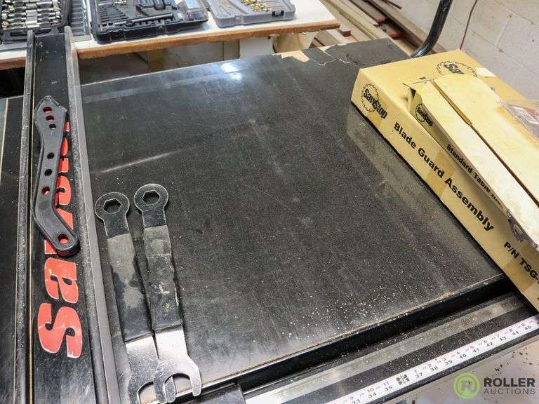 Sawstop ICS53230 10" Industrial Saw, 5Hp, 230V, 3ph Roller