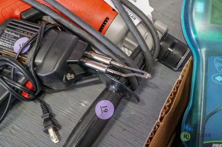 Milwaukee Magnum Drill and Radio Shack Soldering Gun Roller Auctions