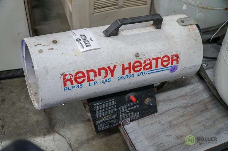 Reddy Heaters RLP35 Heater, 351000BTU With (2) Propane Tanks and Cart