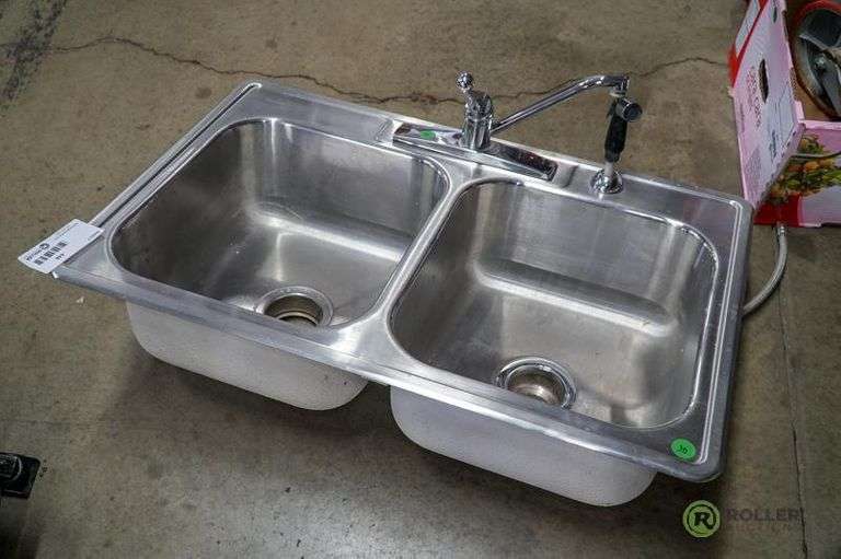 Neptune Stainless Steel 2Bay Sink Roller Auctions