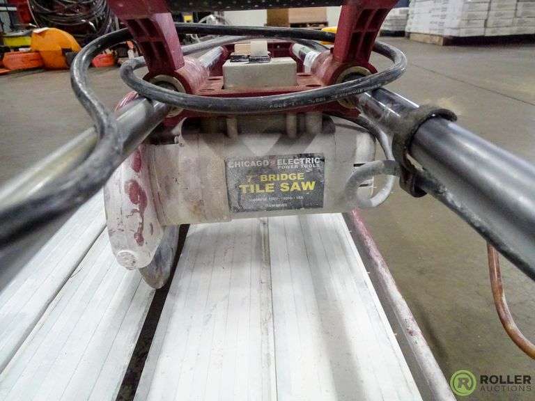 Chicago Electric 7" Bridge Tile Saw Roller Auctions