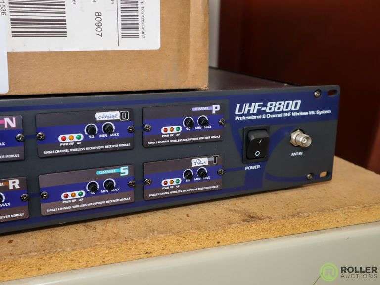 Vocopro UHF8800 8Channel Wireless Mic System with (8) Microphones