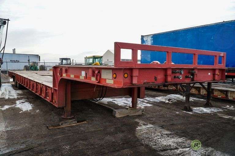 1994 LOAD KING HFT70 T/A Hydraulic Tail Trailer, 48' x 102in, Air Ride Suspension, Hydraulic