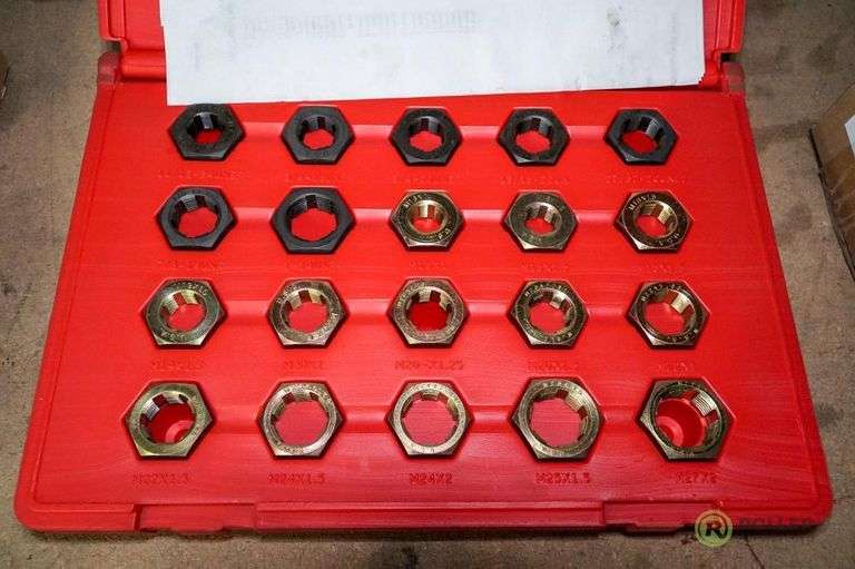 Matco Tools 20Piece Master Spindle Rethreader Die Set Roller Auction