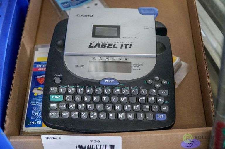 Casio Label It Label Maker With Accessories Roller Auction