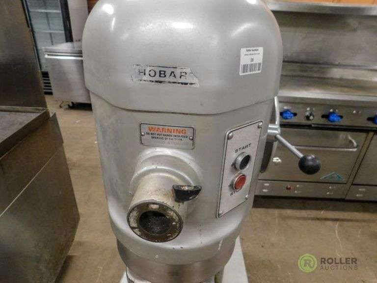 Hobart Model H600 60Qt Mixer, 3 Ph Roller Auctions