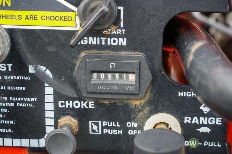 Gravely 12 Professional WalkBehind Tractor, w/ 51in Broom Attachment