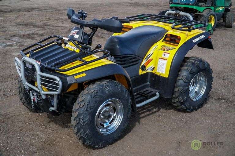 2002 Bombardier Traxter XT 4x4 ATV, Front Winch, Hour Meter Reads 318