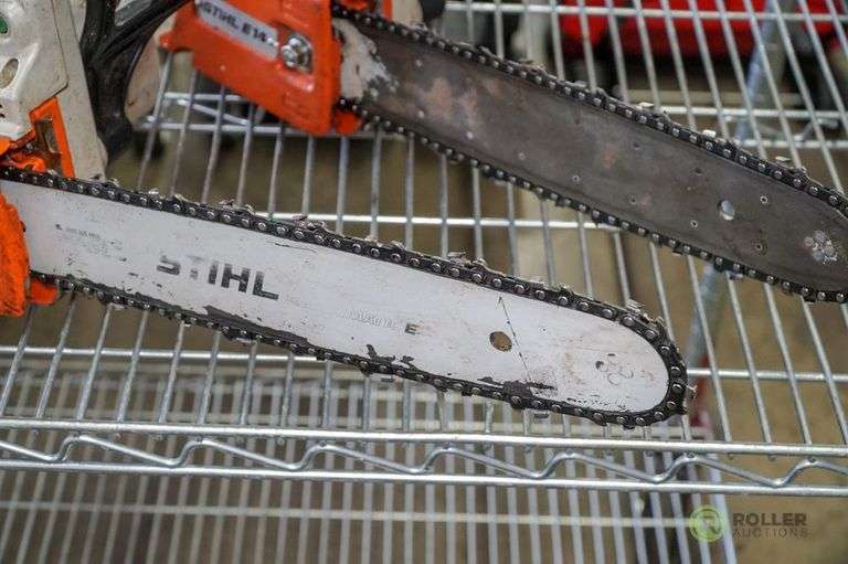 (2) Stihl E14 Electric Chainsaws Roller Auctions