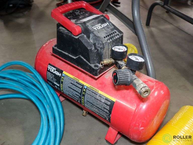 Hyper Tough 0100313A Horizontal Air Compressor, 3Gallon, Electric