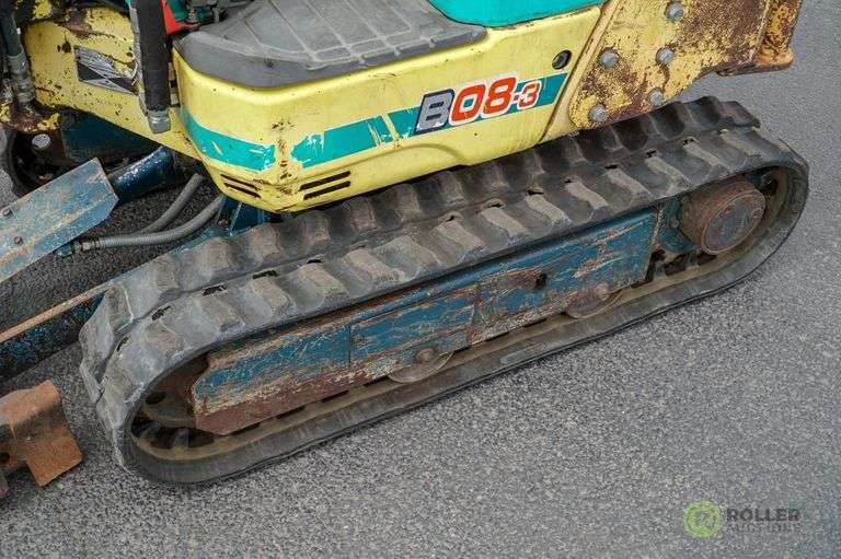 Yanmar B083 Mini Excavator, 2Cylinder Diesel, 12in Bucket, 30in