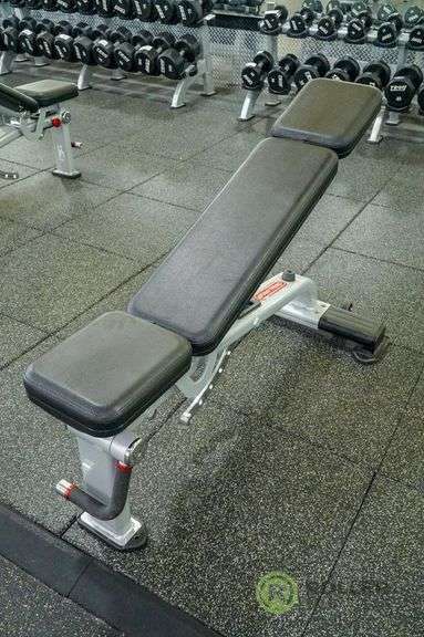 Star Trac B7506 Instinct Multi Adjust Bench 5 Position Back Rest Rear Casters With Adjustable 